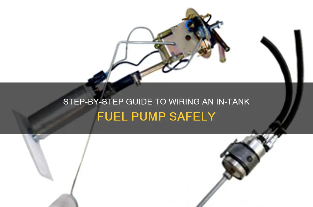 how to wire a in tank fuel pump