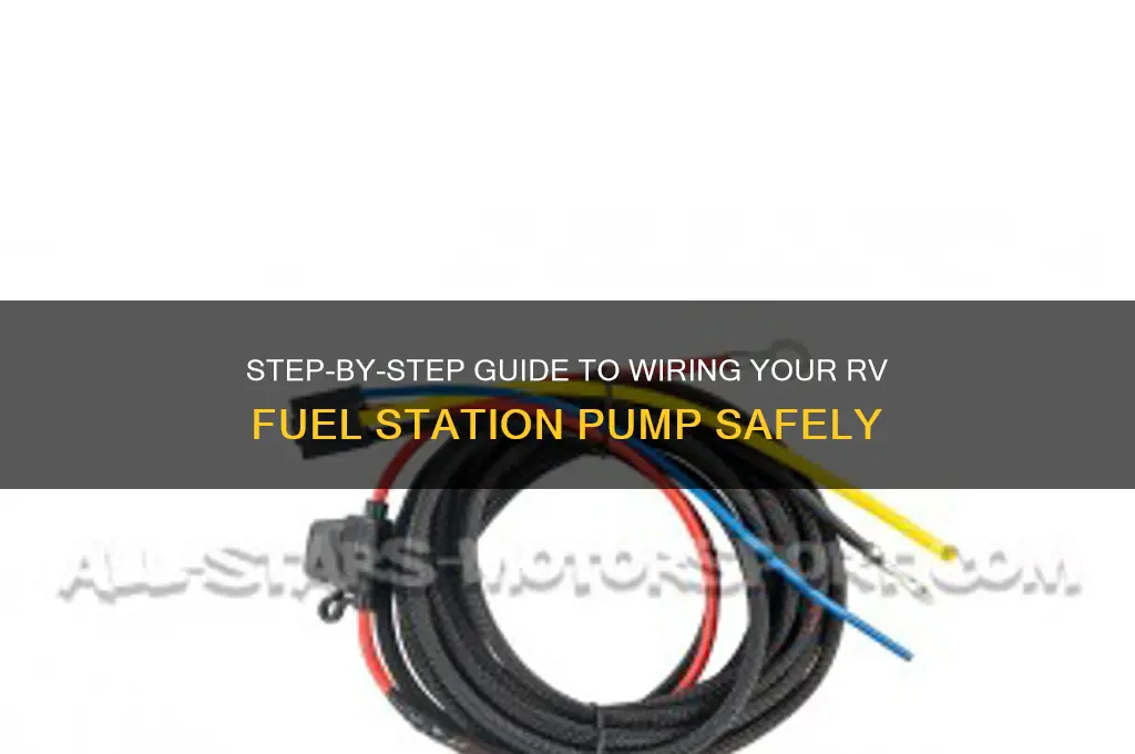 how to wire a rv fuel station pump