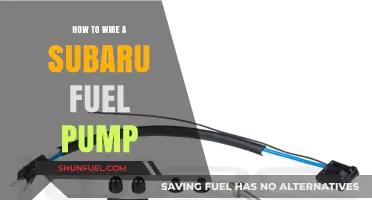 Wiring a Subaru Fuel Pump: Step-by-Step Guide for DIY Enthusiasts
