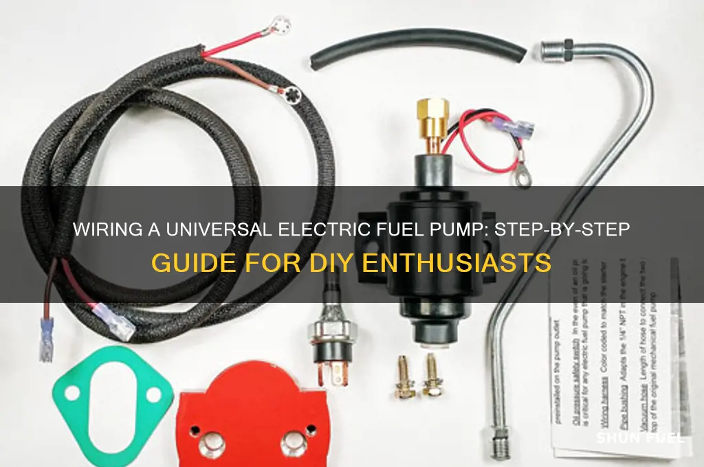 how to wire a universal electric fuel pump