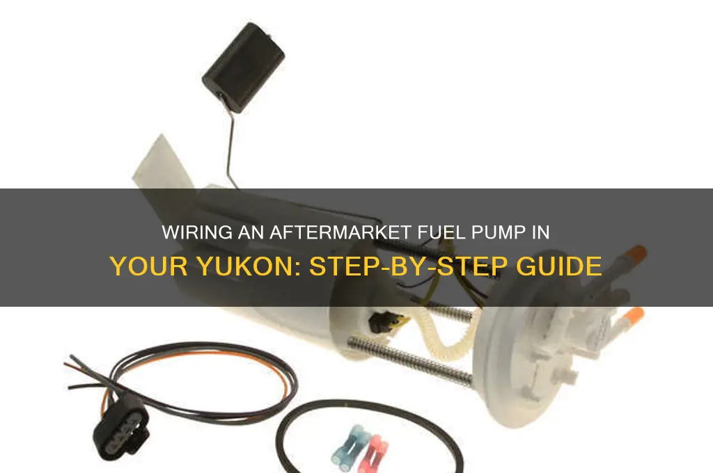 how to wire an aftermarket fuel pump yukon