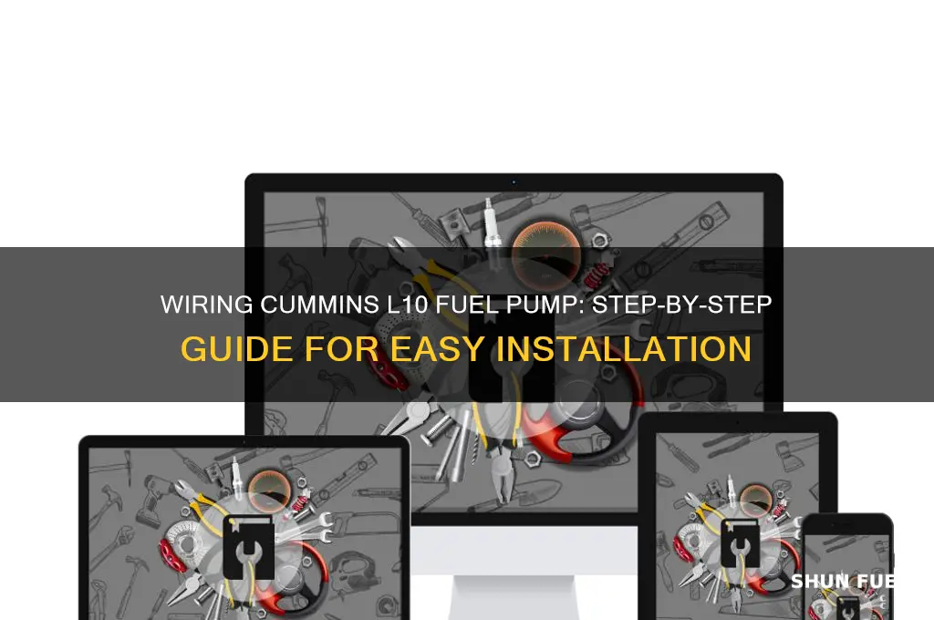 how to wire cummins l10 fuel pump