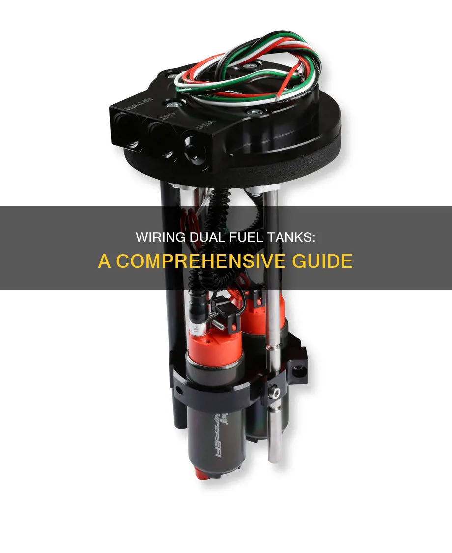 how to wire dual fuel tanks