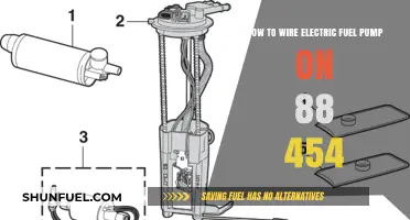Wiring an Electric Fuel Pump on a 1988 454 Engine