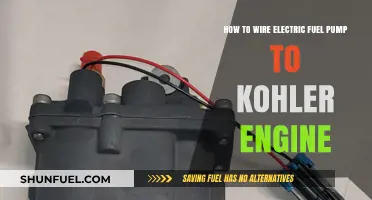Wiring Electric Fuel Pump to Kohler Engine: Step-by-Step Guide
