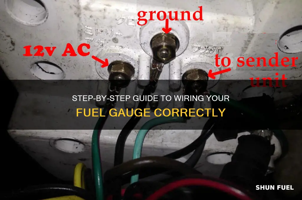 how to wire fuel gauge