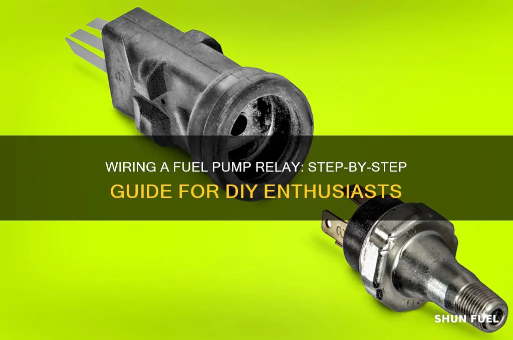 how to wire fuel pump relay