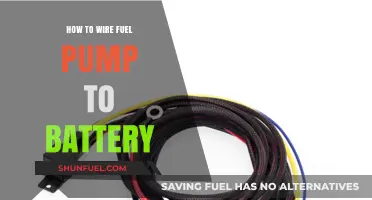 Wiring Your Fuel Pump Directly to the Battery: A Step-by-Step Guide