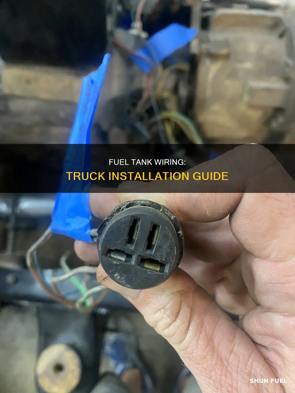 how to wire fuel tank to truck