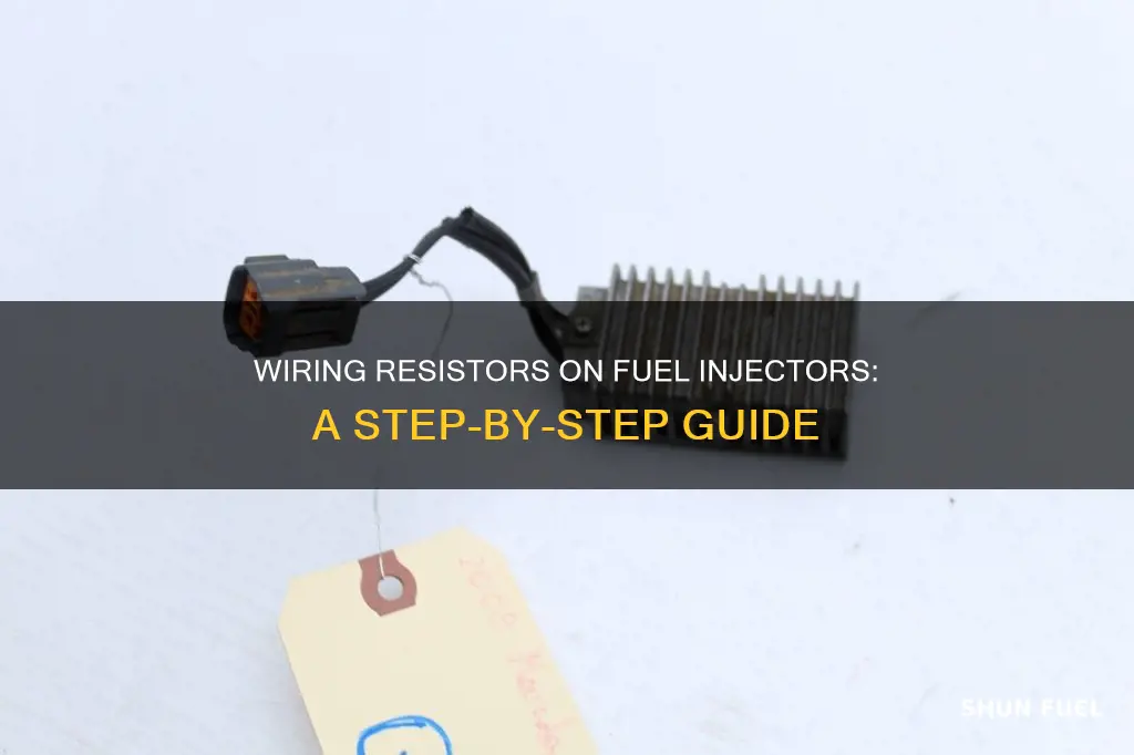 how to wire in resistor on fuel injectors
