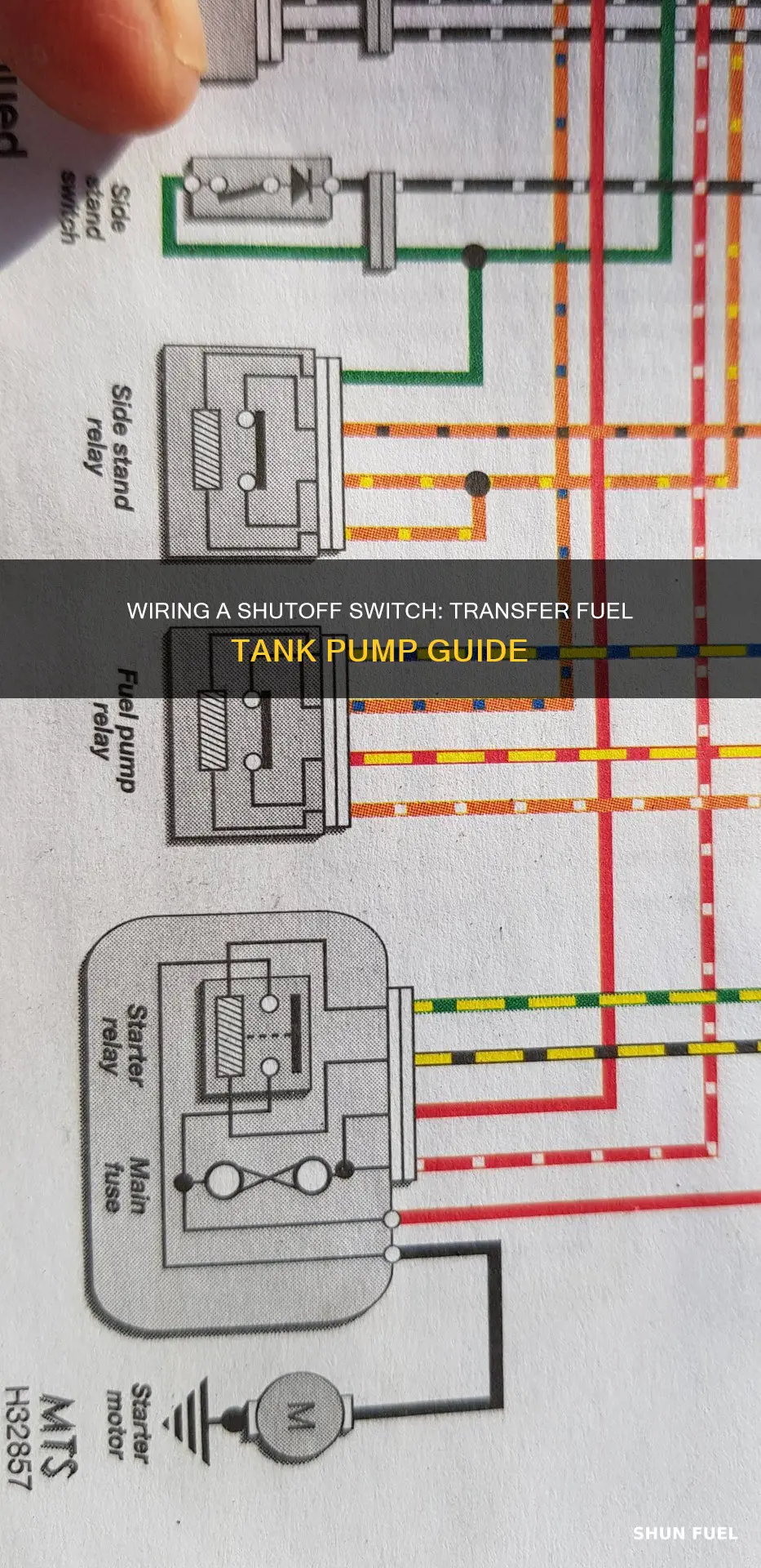 how to wire shutoff switch for transfer fuel tank pump