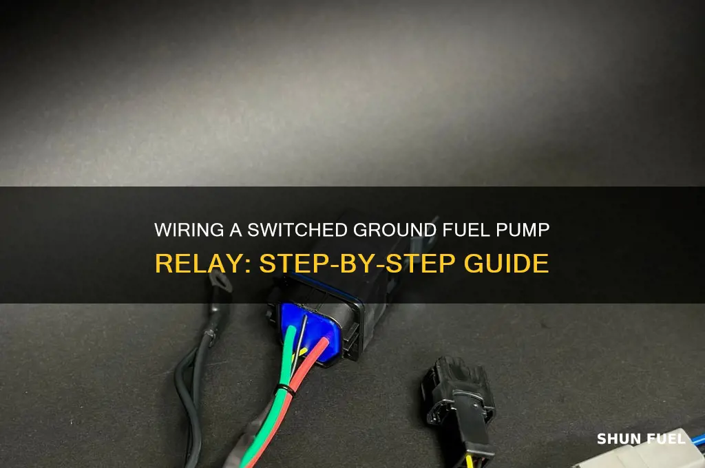 how to wire switched ground fuel pump relay