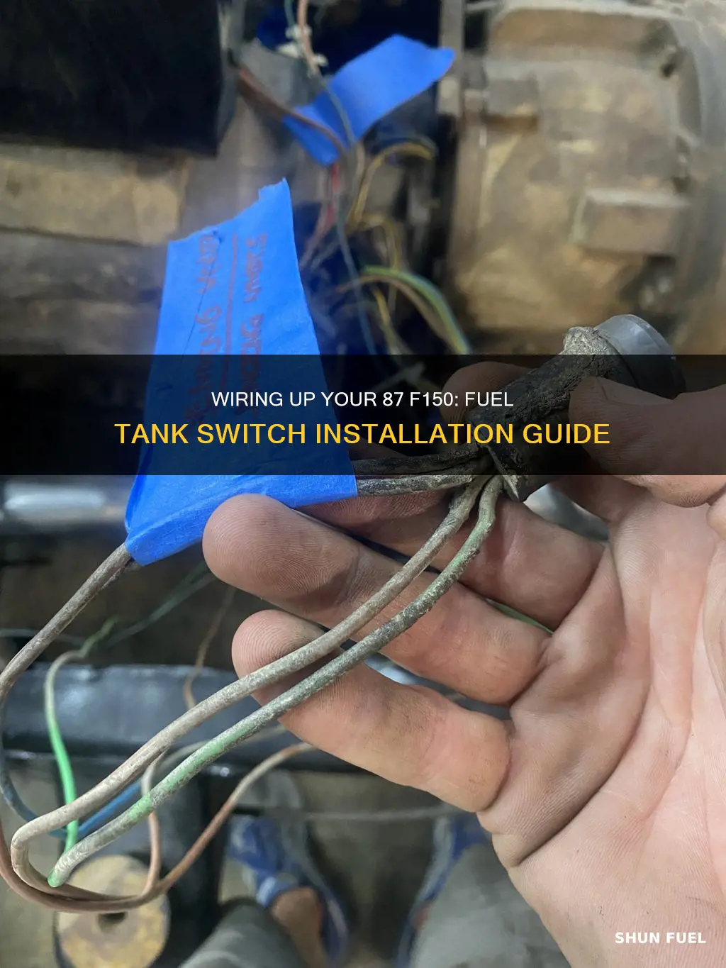how to wire up fuel tank switch 87 f150