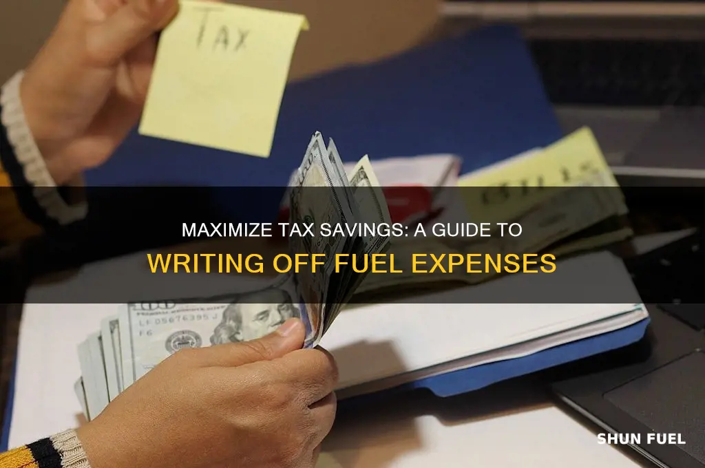 how to write off fuel