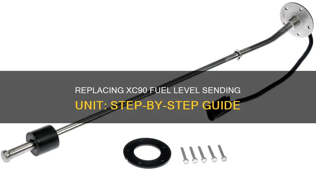 how to xc90 replace fuel level sending unit