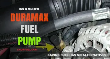 Testing Your 2008 Duramax Fuel Pump: A Step-by-Step Guide