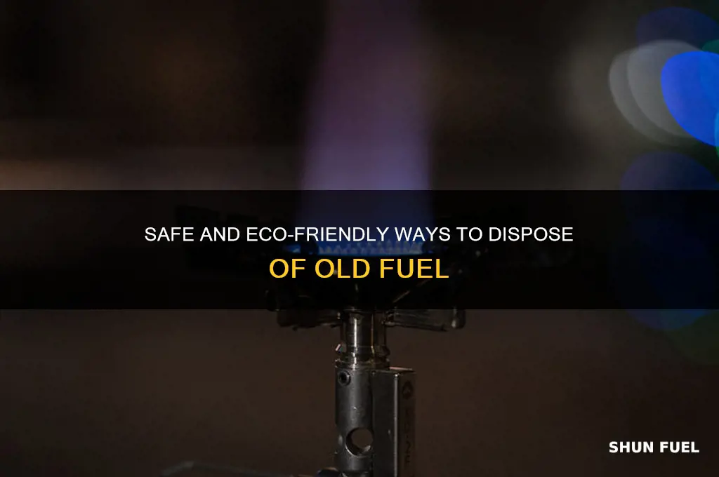 how tondispose ofnold fuel