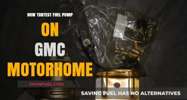 Testing Your GMC Motorhome's Fuel Pump: A Step-by-Step Guide