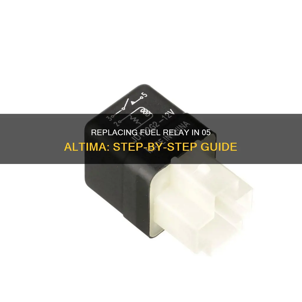 how too replace fuel relay 05 altima step by step