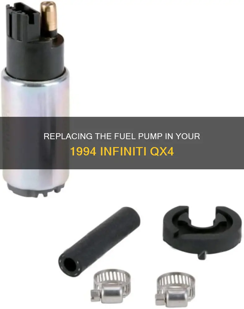 how top replace fuel pump on 1994 infiniti qx4