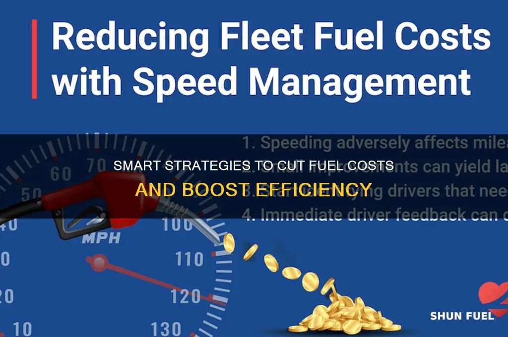 how toreduce fuel consumption