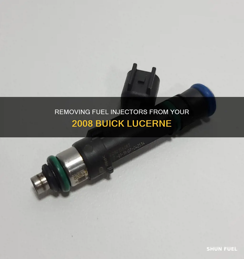 how toremove fuel injectors from 2008 buick lucerne