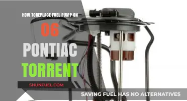 Step-by-Step Guide to Replacing Fuel Pump on 06 Pontiac Torrent