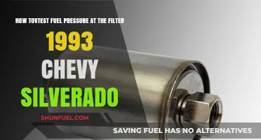 Testing Fuel Pressure: 1993 Chevy Silverado Guide