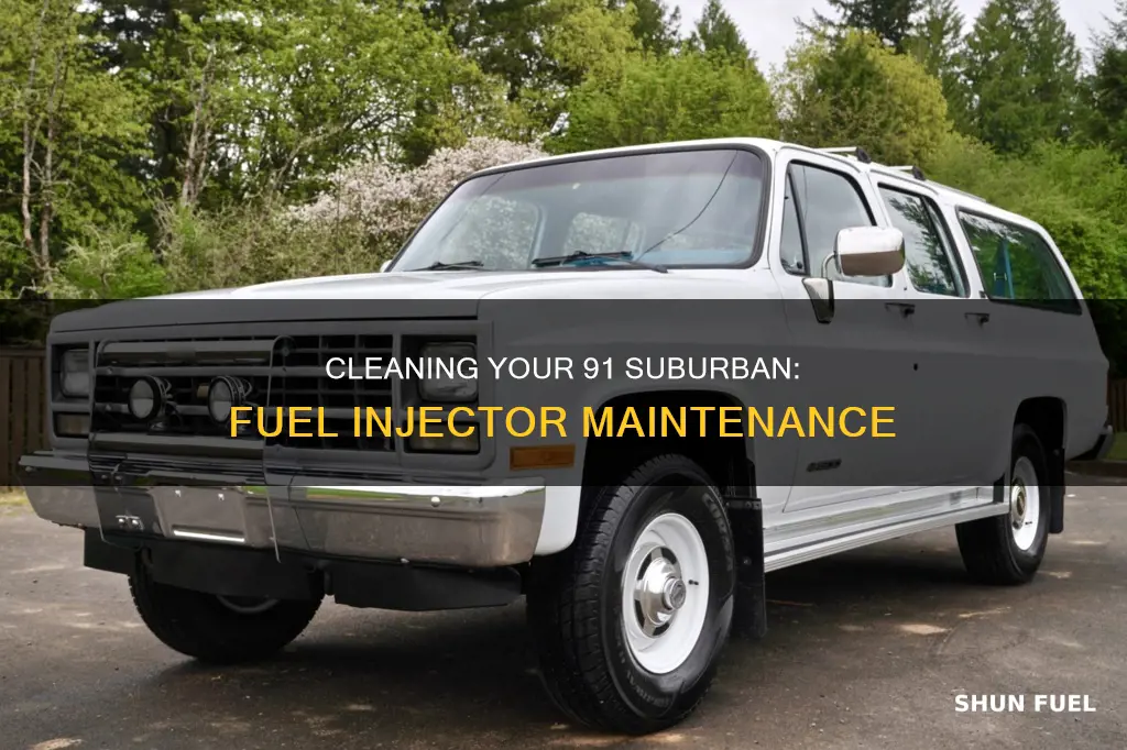how tp clean fuel injector 91 suburban