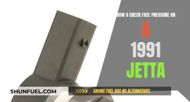 Checking Fuel Pressure on a 1991 Jetta: A Step-by-Step Guide