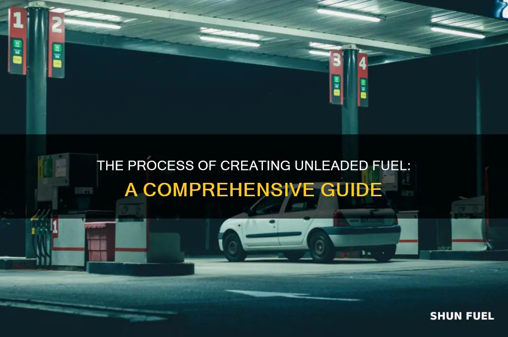 how unleaded fuel is made
