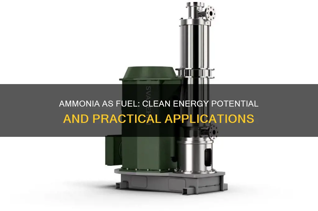 how use ammonia as fuel