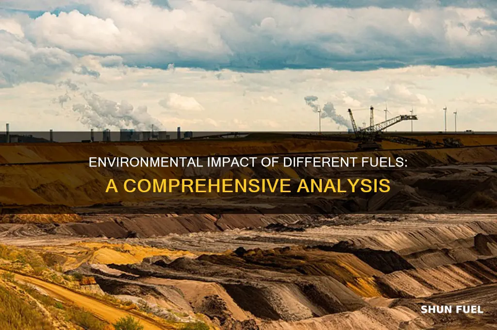 how using each fuel affects the environment