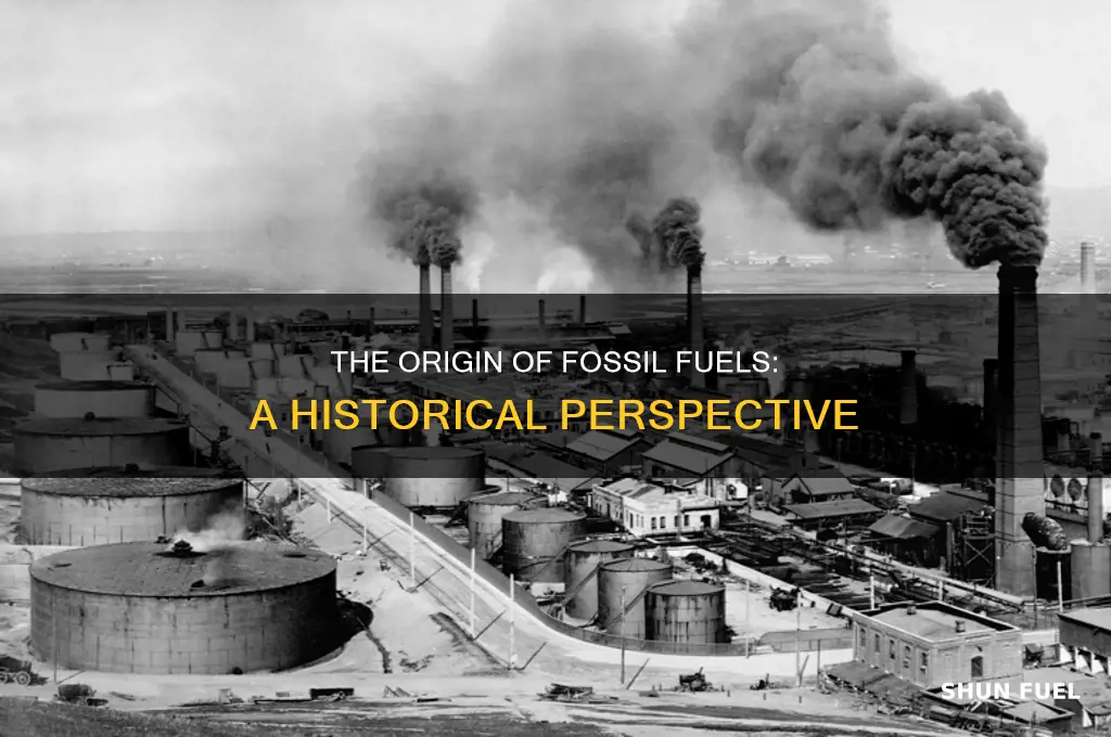 how was fossil fuel discovered