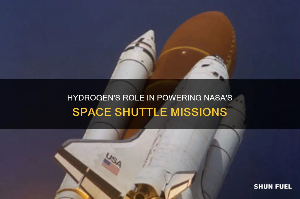how was hydrogen used to fuel the space shuttle