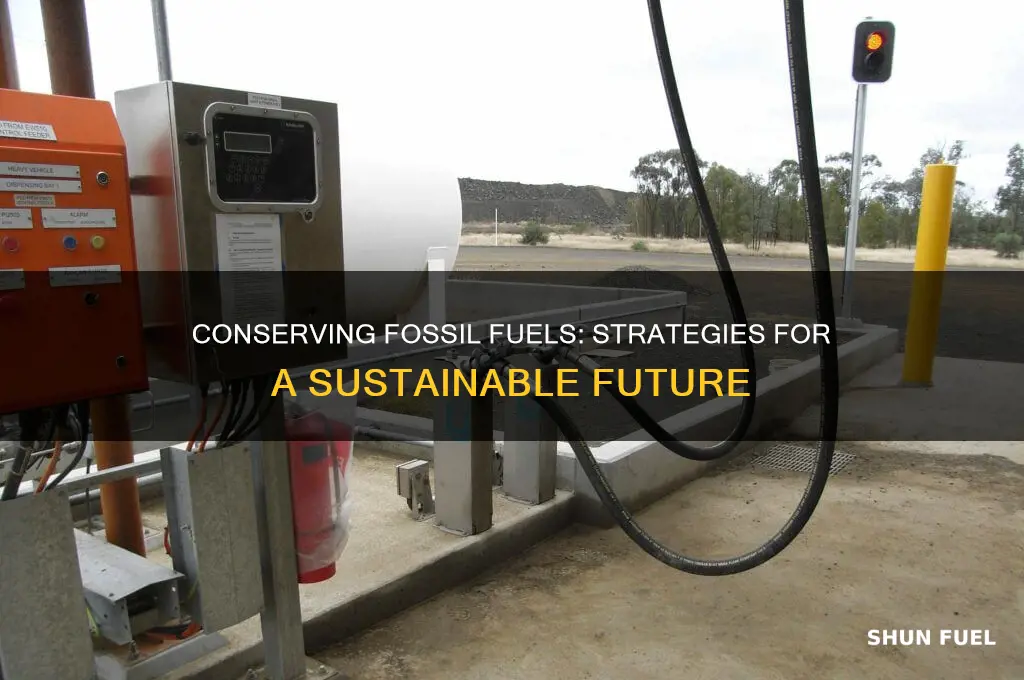 how we can conserve fossil fuels