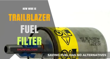 Trailblazer Fuel Filter Width: A Comprehensive Guide