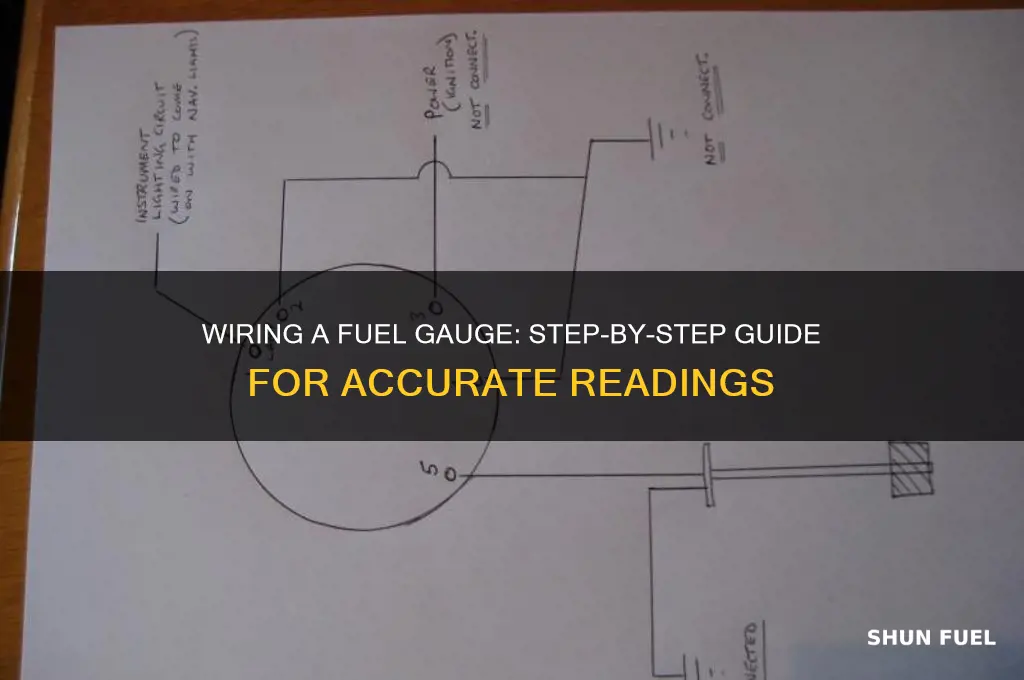 how wire in fuel gauge