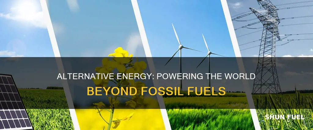 how would an alternative energy replace fossil fuels