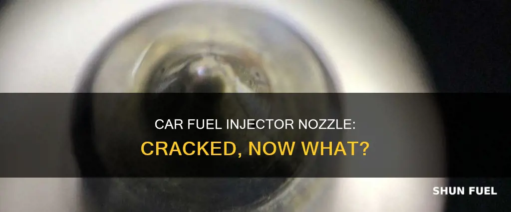how would car run if fuel injector nozzle cracked