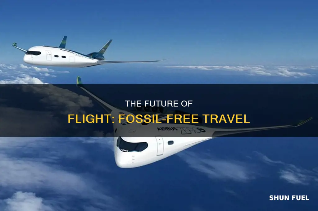 how would people fly without fossil fuels