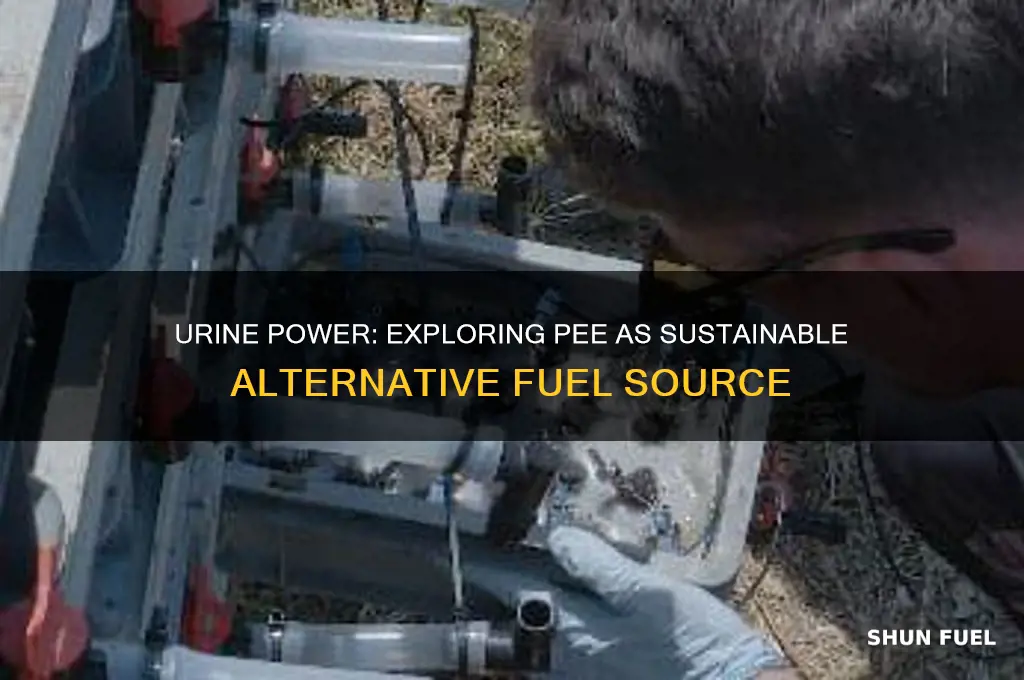 how would urine be used as an alternative fuel