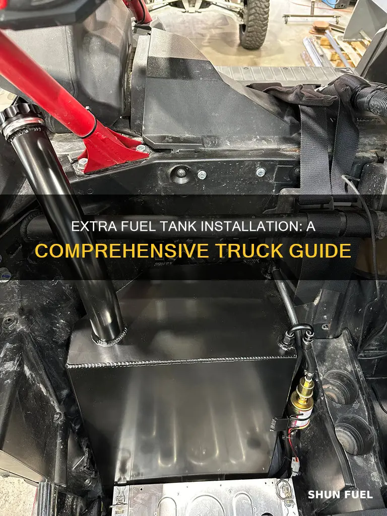 how yo install an extra fuel tank on s truck