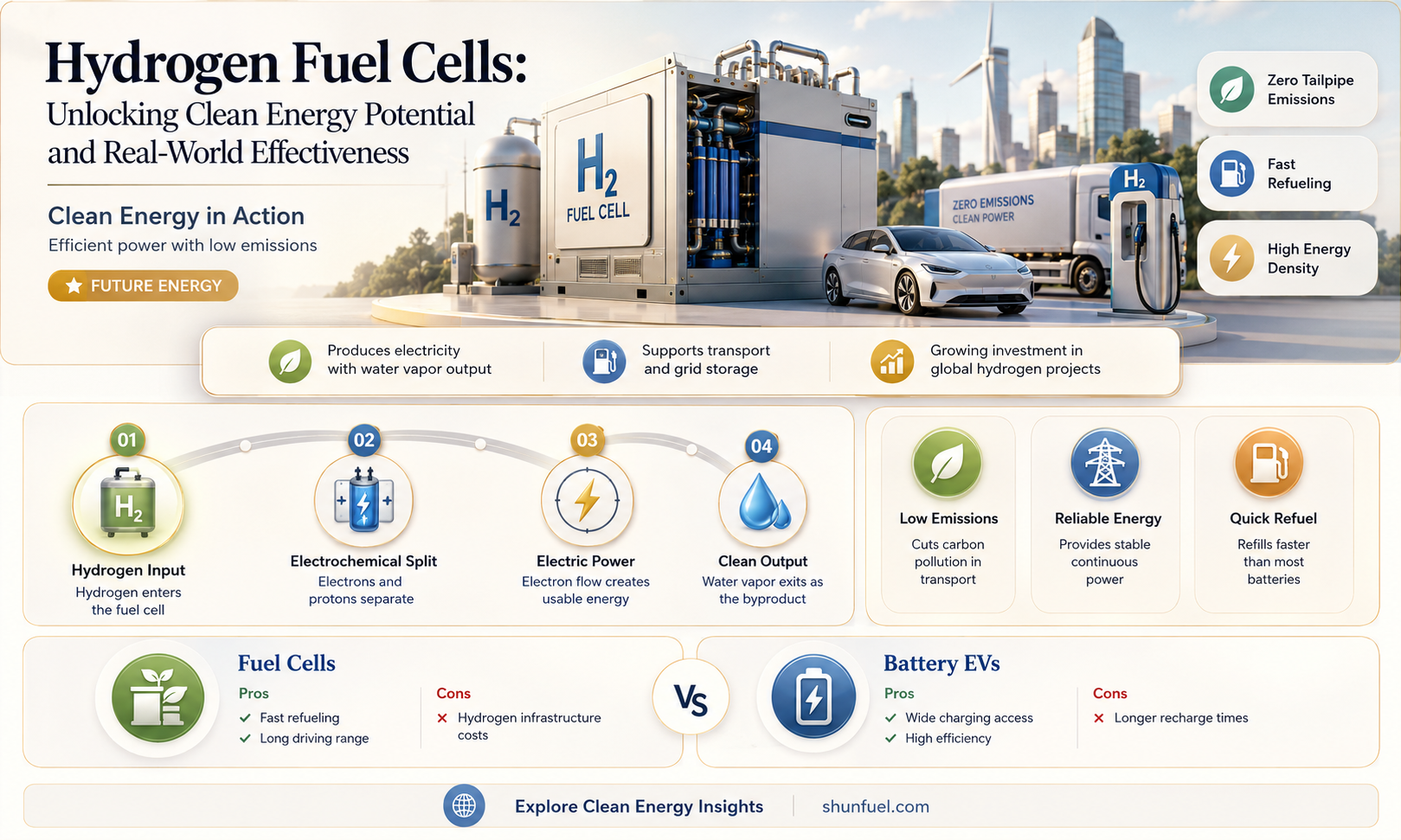are hydrogen fuel cells effective