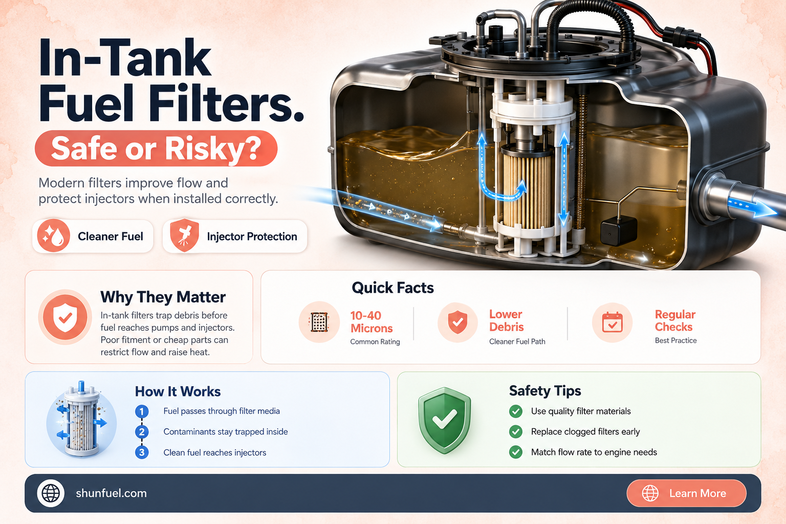 are in tank fuel filters safe