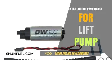 Is a 165 LPH Fuel Pump Sufficient for Lift Pump Applications?
