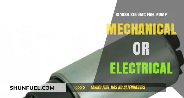 Understanding the 1984 S15 GMC Fuel Pump: Mechanical or Electrical?