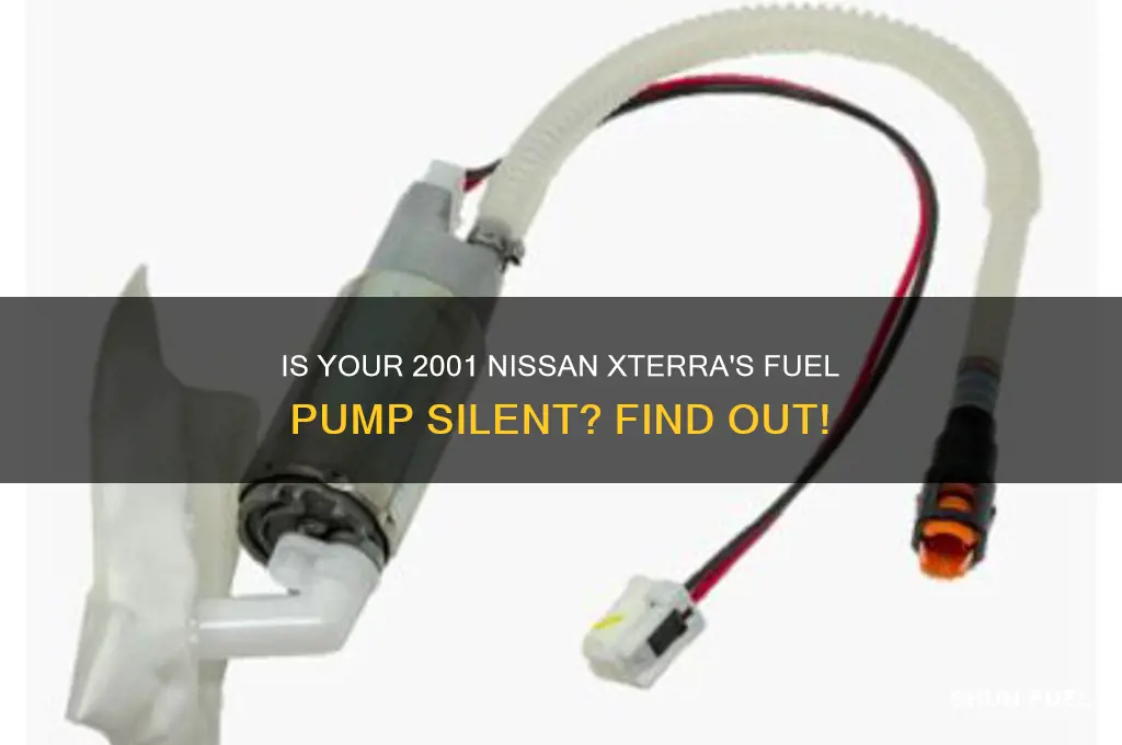 is 2001 nissan xterra fuel pump silent