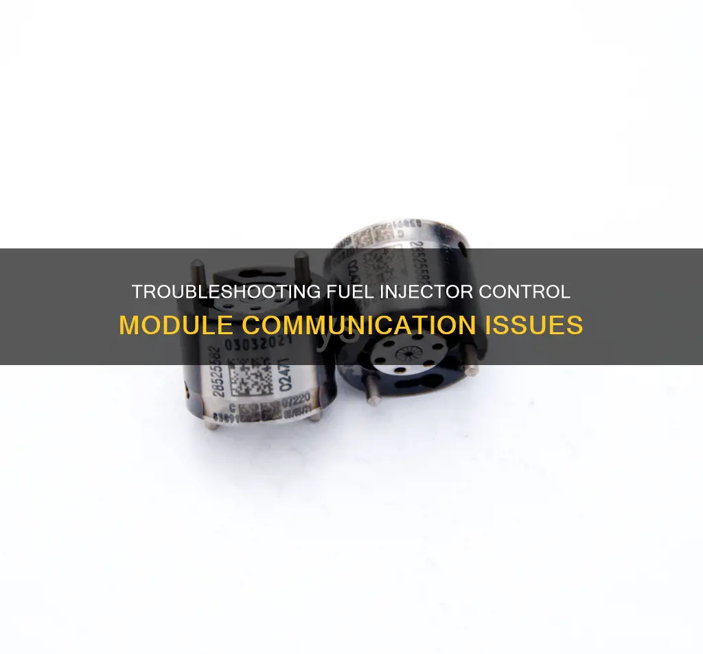 is 250 lost communication with fuel injector control module