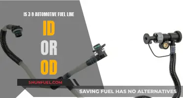 Automotive Fuel Line Sizing: ID, OD, and 3/8" Precision